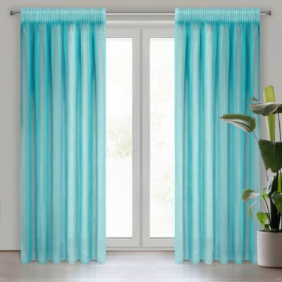 ELPIDIA Fensterdekoration aus mattem Etamin